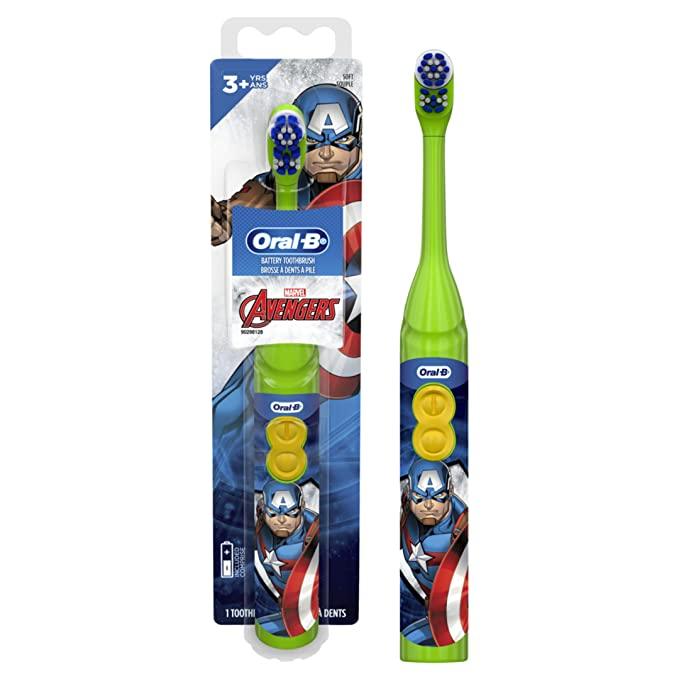 Oral-B Kid's Battery Toothbrush Featuring Marvel's Avengers - BumbleToys - 5-7 Years, Baby Saftey & Health, Boys, Oral-B, Pre-Order, Toothbrush