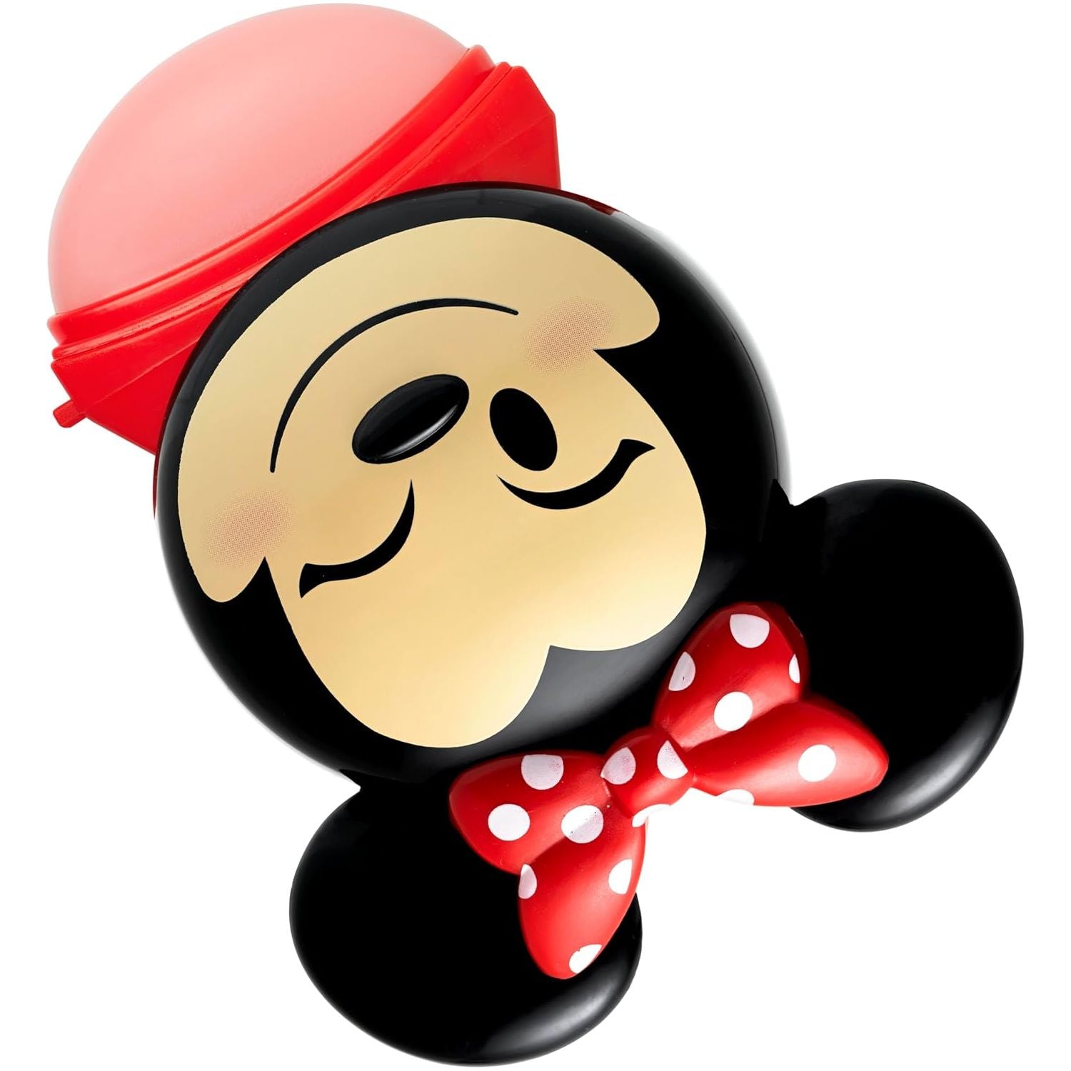 Lip Smacker Disney Minnie Mouse Emoji Lip Balm, Strawberry Lemonade Flavored, Clear.