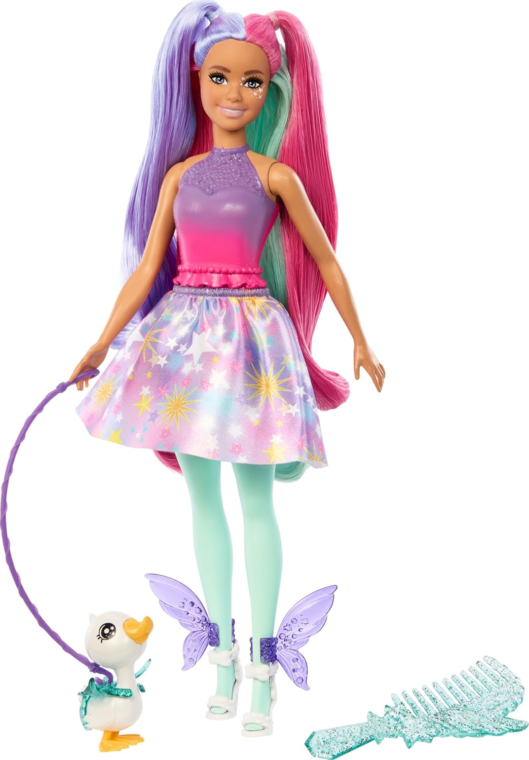 Barbie A Touch Of Magic Doll, the Glyph With Fantasy Outfit, Pet & Accessories