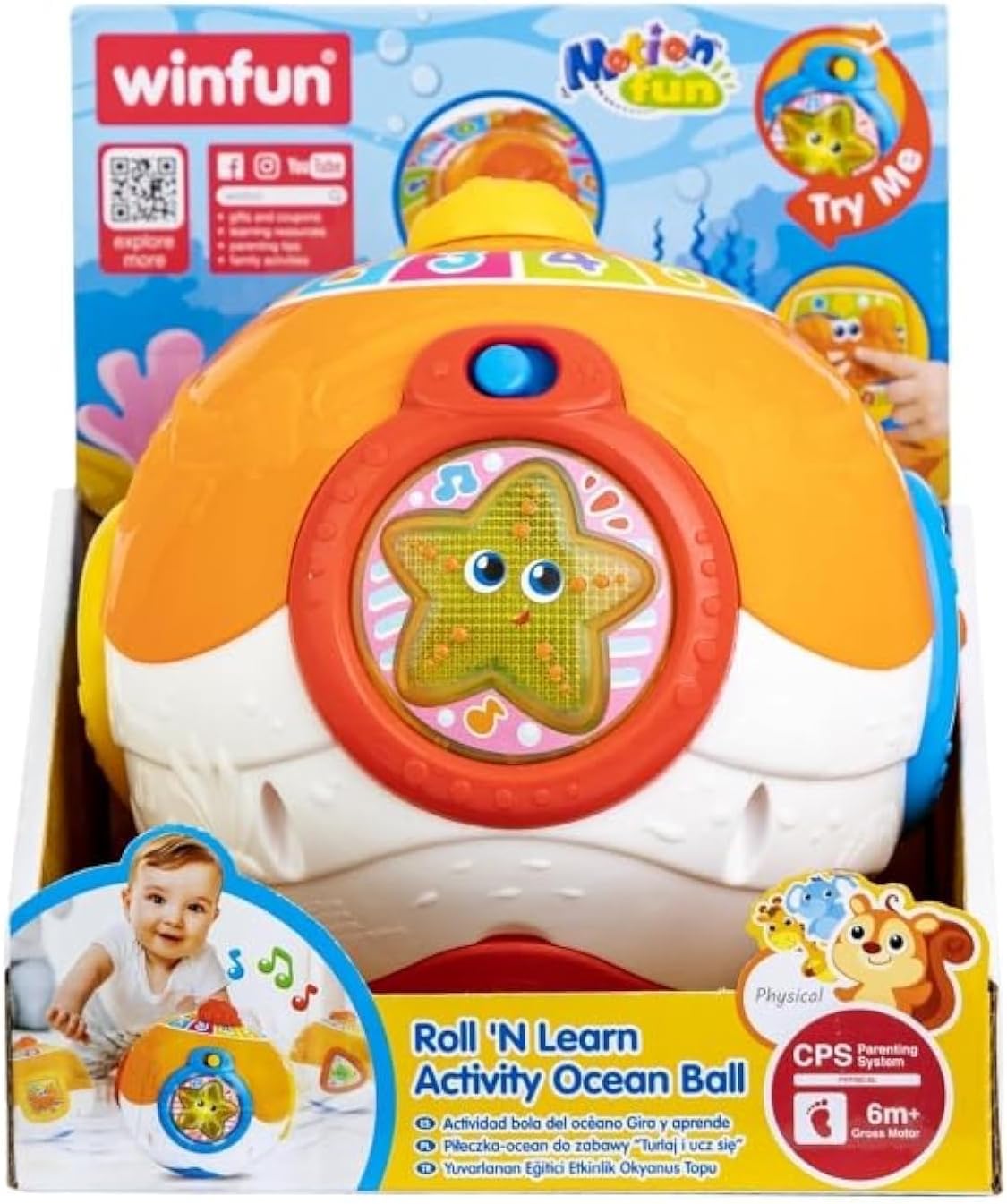 Winfun Roll and Learn Activity Ocean Ball