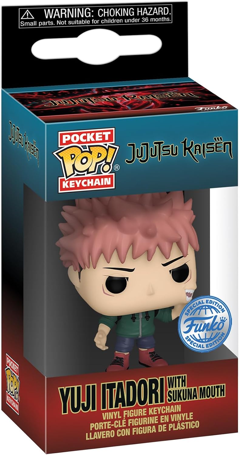 Funko Pocket Pop! Keychain Anime: Jujutsu Kaisen - Yuji Itadori With Sukuna Mouth (Exclusive) (CDU12PCS) #1152