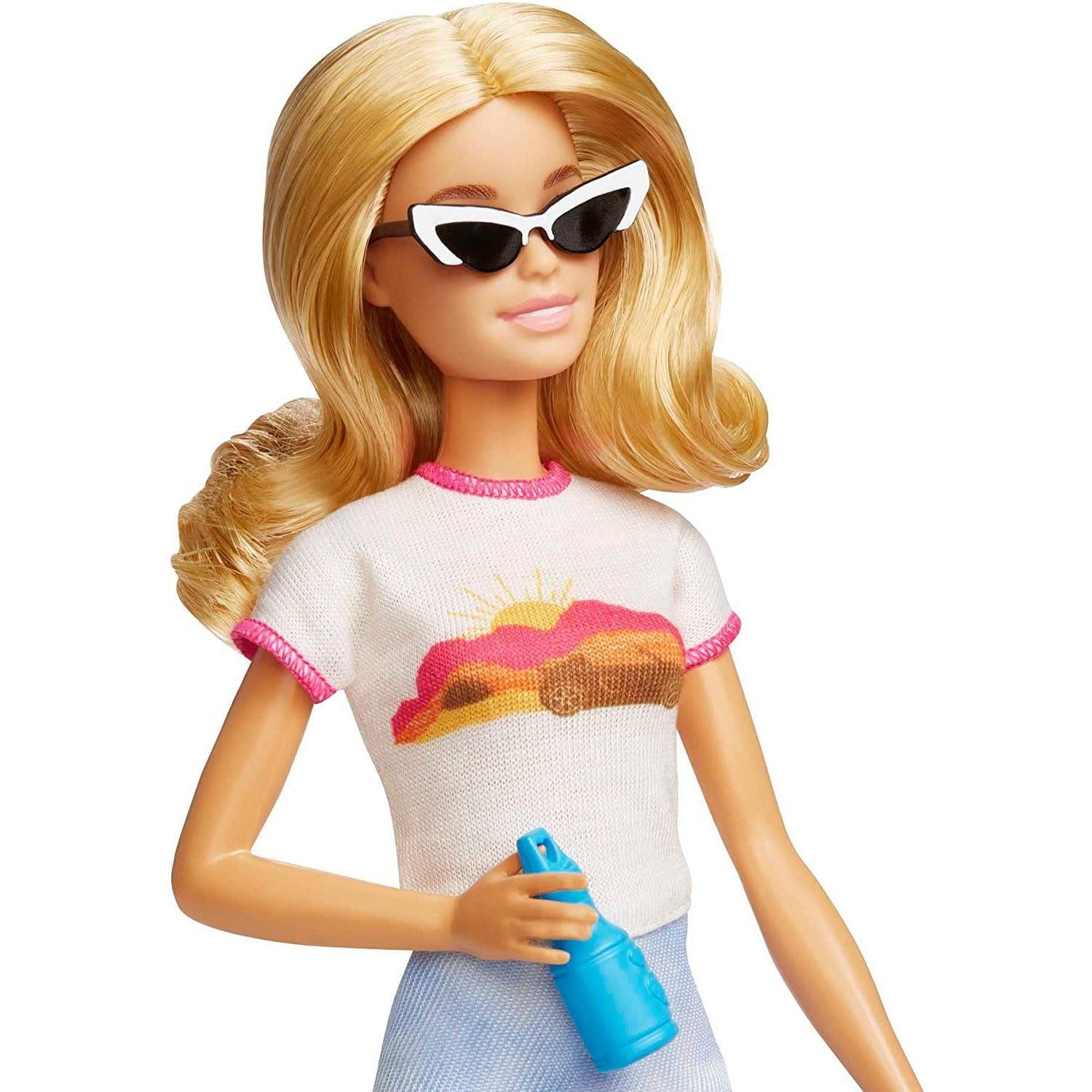 Barbie Doll & Accessories, Travel Set with Puppy, Malibu Doll with Blonde Hair - BumbleToys - 2-4 Years, 3+ years, 4+ Years, 5-7 Years, Barbie, Dolls, Fashion Dolls & Accessories, Girls, Pre-Order