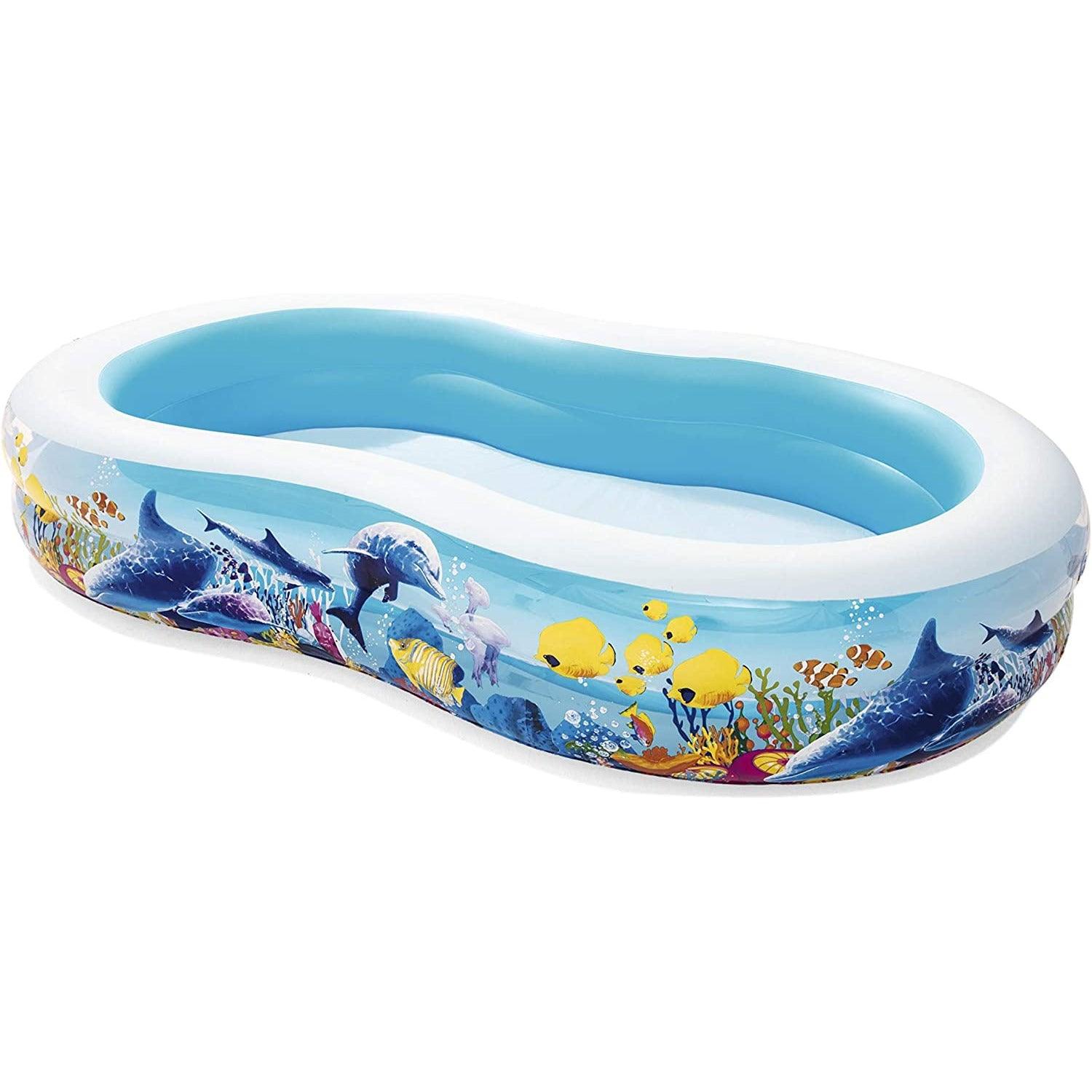 Bestway 54118 Sea Creatures-Printed Inflatable Swimming Pool - BumbleToys - 5-7 Years, 8-13 Years, Bestway, Boys, Floaters, Girls, Sand Toys Pools & Inflatables