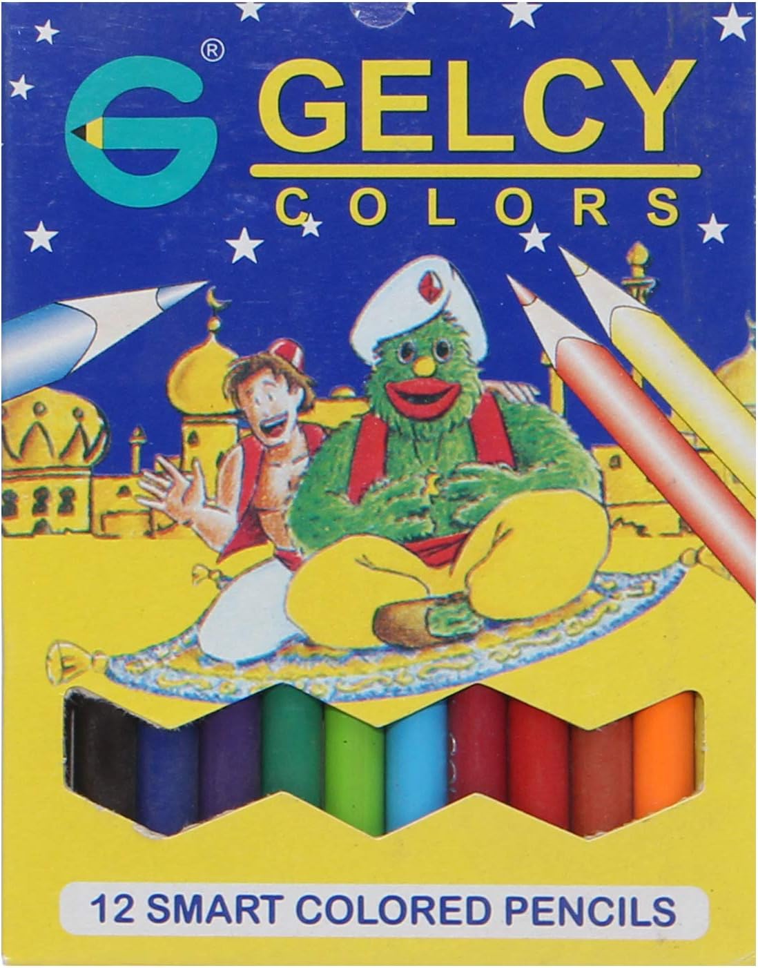 Gelcy 12 Smart Colored Short Pencils