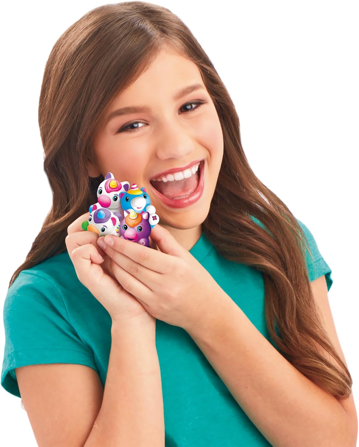 Shimmer 'n Sparkle CRA-Z Squeezies Unicorn Surprise Mommy & Babies Plush Making Kit - 5 Piece Squeezie Set - Arts and Crafts Activity for Ages 6 and Up