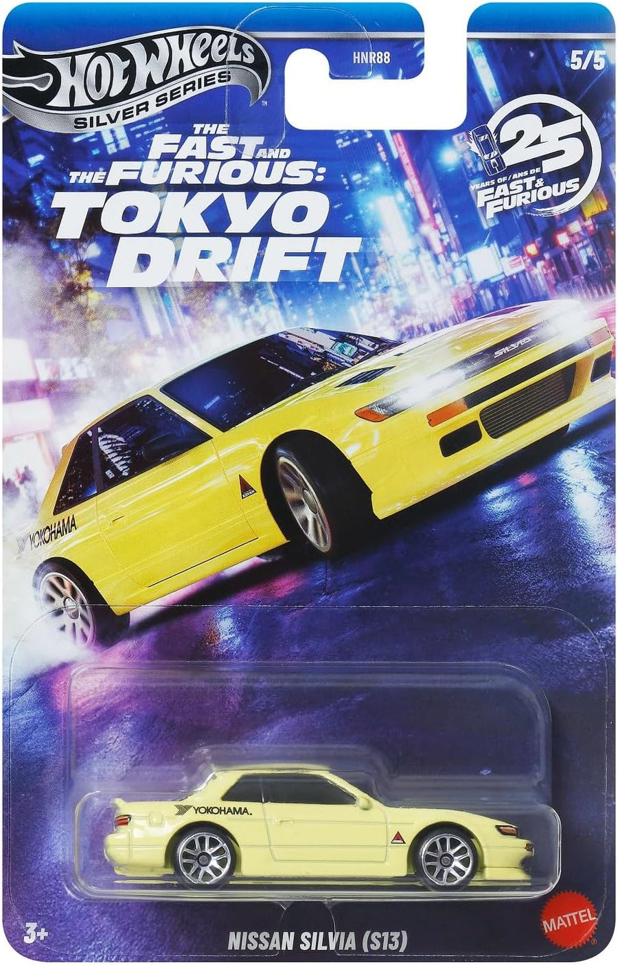 Mattel Hot Wheels Silver Series , The Fast & Furious: Tokyo Drift - Nissan Silvia (s13)