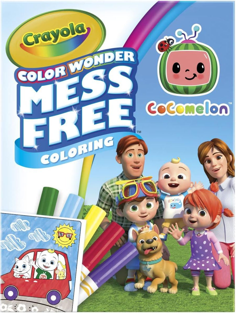 Crayola Color Wonder Cocomelon Coloring Pages & Markers