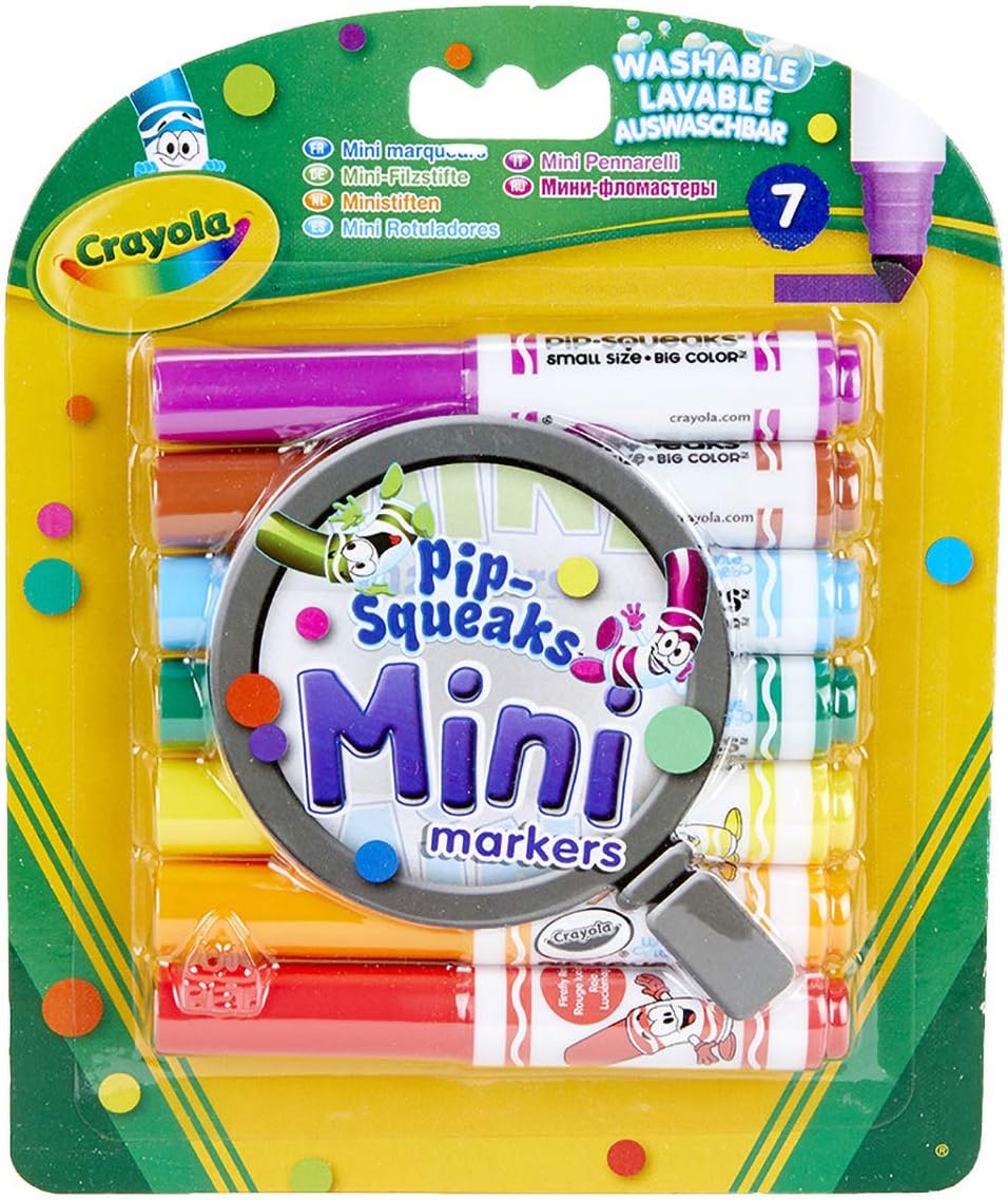 Crayola 7 Pip-Squeaks Mini Markers