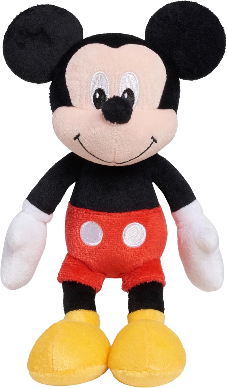 Disney Junior Mickey Mouse Bean Plush Mickey Mouse Stuffed Animal, Kids Toys for Ages 2 Up by Just Play