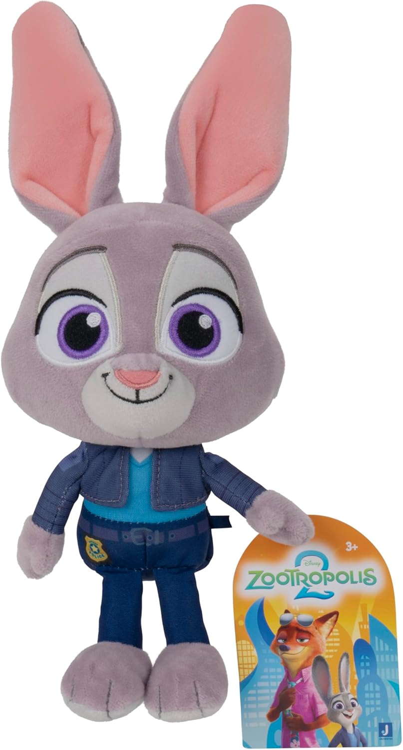Zootropolis Disney Judy Hopps Soft Toy 20 cm for Kids and Collectors Suitable for Ages 3 and Up