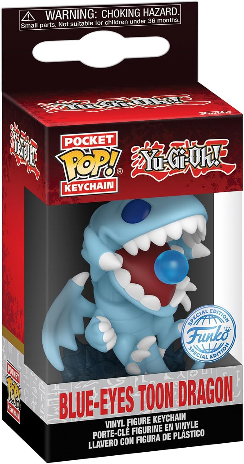 Funko Keychain Anime: Yu-Gi-Oh - Blue-Eyes Toon Dragon