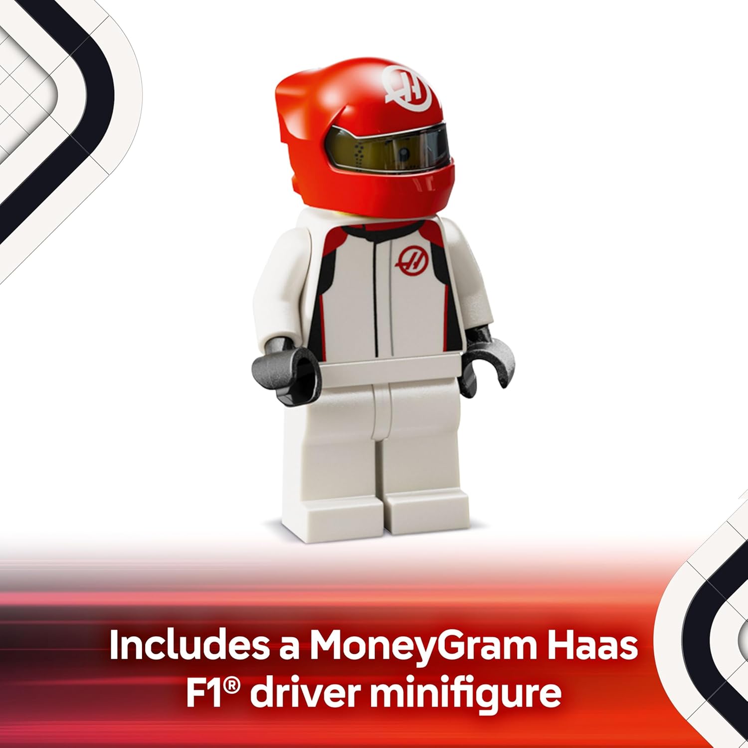 LEGO 77250 Speed Champions MoneyGram Haas F1 Team VF-24 Race Car Toy - Building Set for Kids, Boys & Girls, Ages 10+