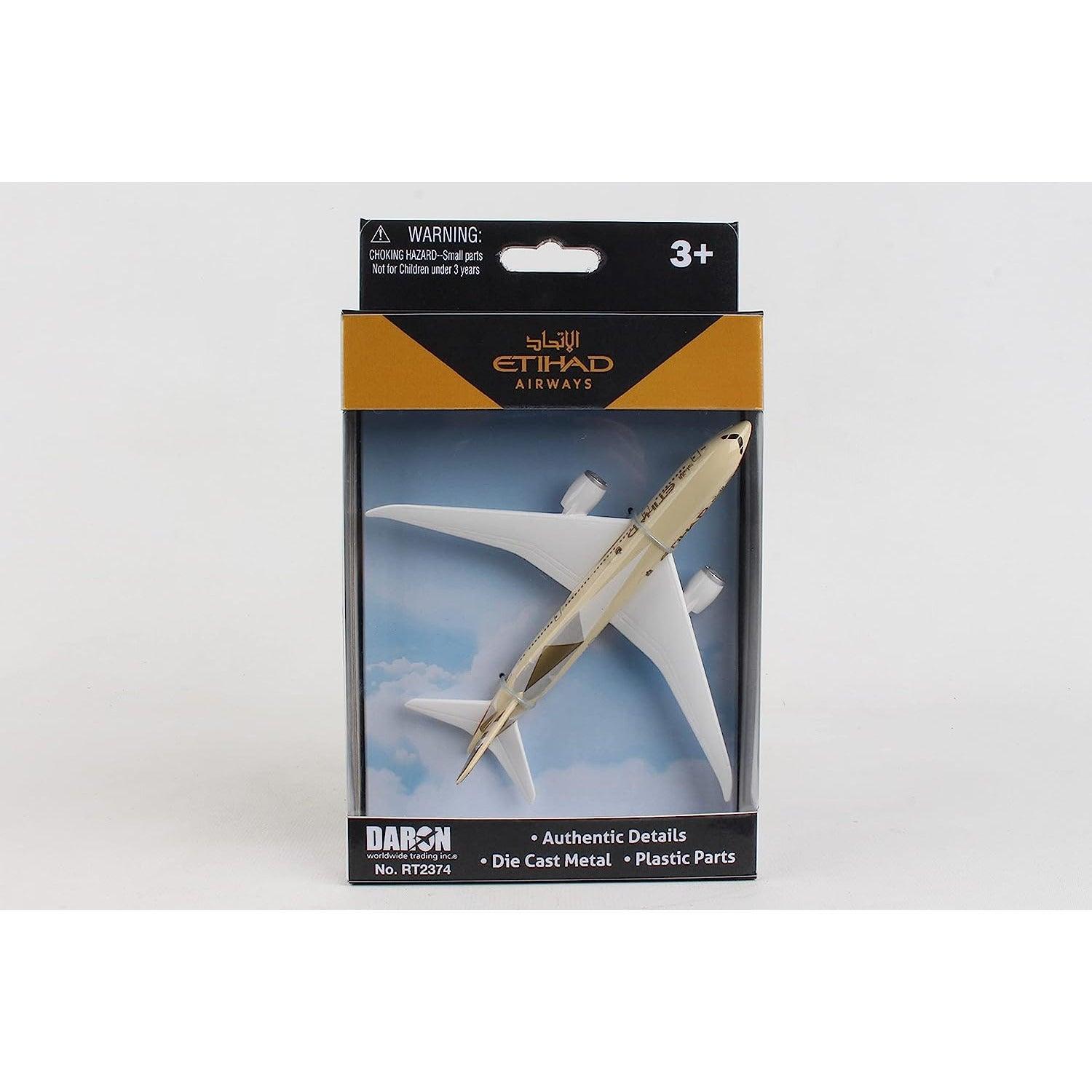 Daron Planes Etihad Single Plane RT2374 - BumbleToys - 18+, 8+ Years, Boys, EXO, Flying, Pre-Order