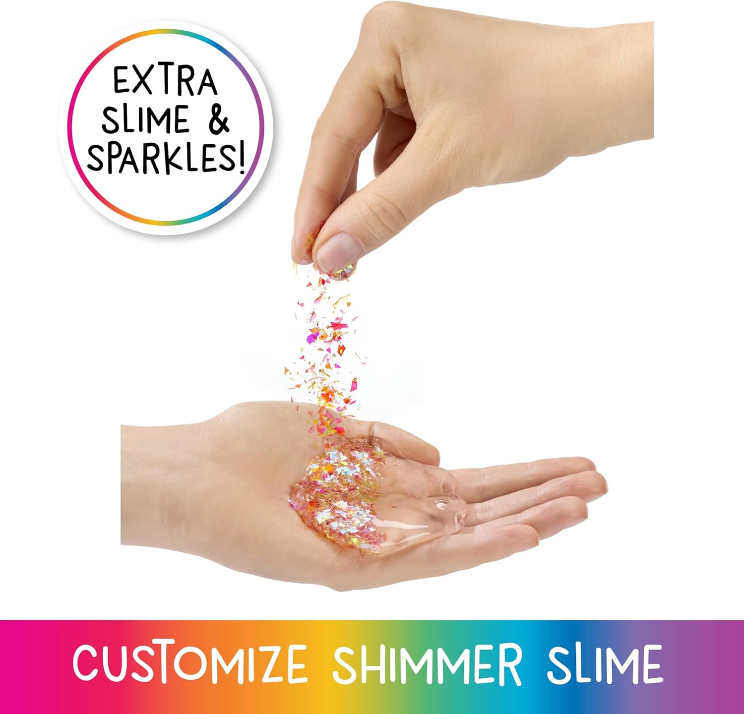 RAINBOW HIGH Rainbow Shimmers with Slime - Purple, Purple - 28cm Model Doll, with Slime Kit and Pet Squirrel, Suitable for Ages 4+