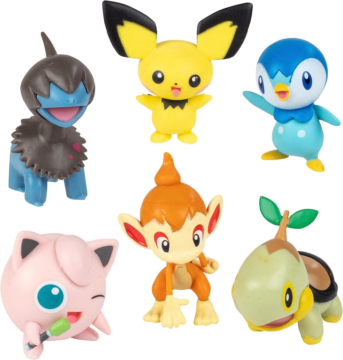 Pokémon Battle Figure Toy Set - 6 pcs