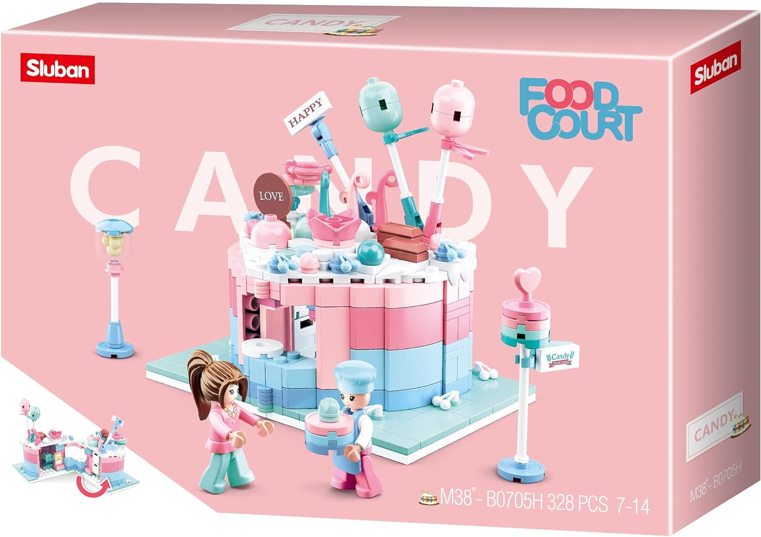 Food Court-Candy House (328Pcs) M38-B0705H