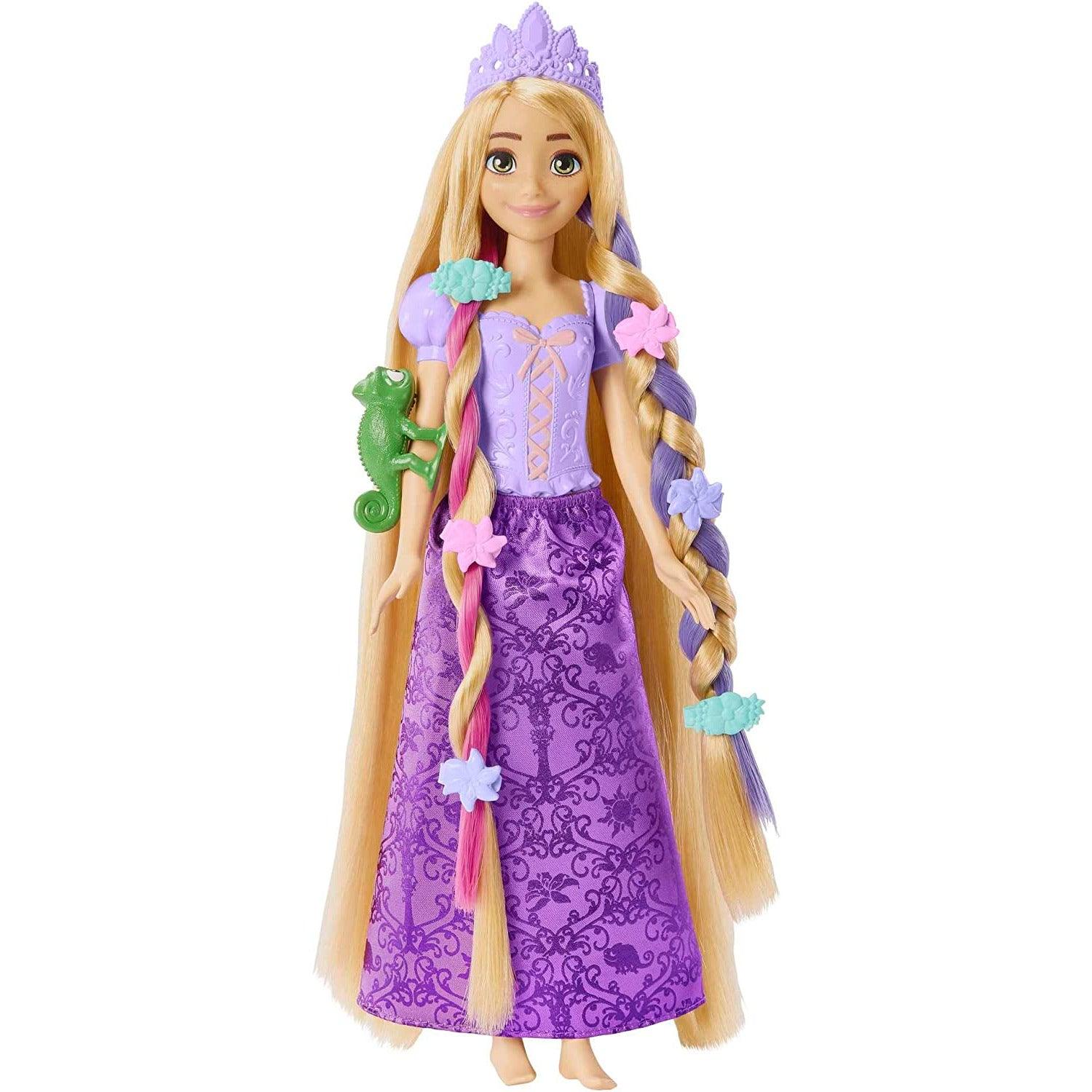 Mattel Disney Princess Rapunzel Fashion Doll with Long Fairy-Tale Hair, 2 Color-Change Hair Extensions & 10 Hairstyling Pieces - BumbleToys - 5-7 Years, Boys, Disney Princess, Fashion Dolls & Accessories, Girls, Pre-Order