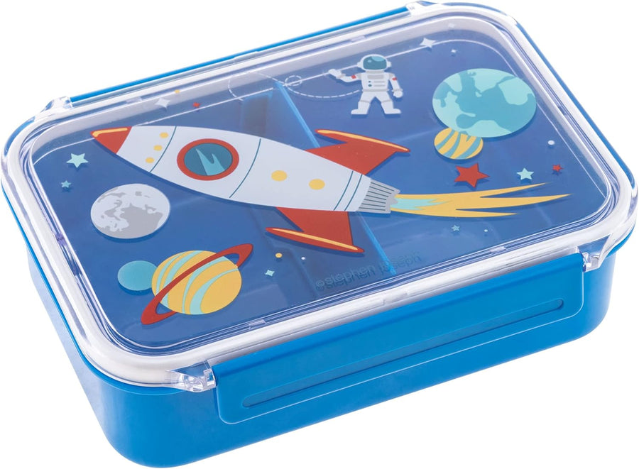 Stephen Joseph Bento Lunch Box with Compartments – Space, 700ml