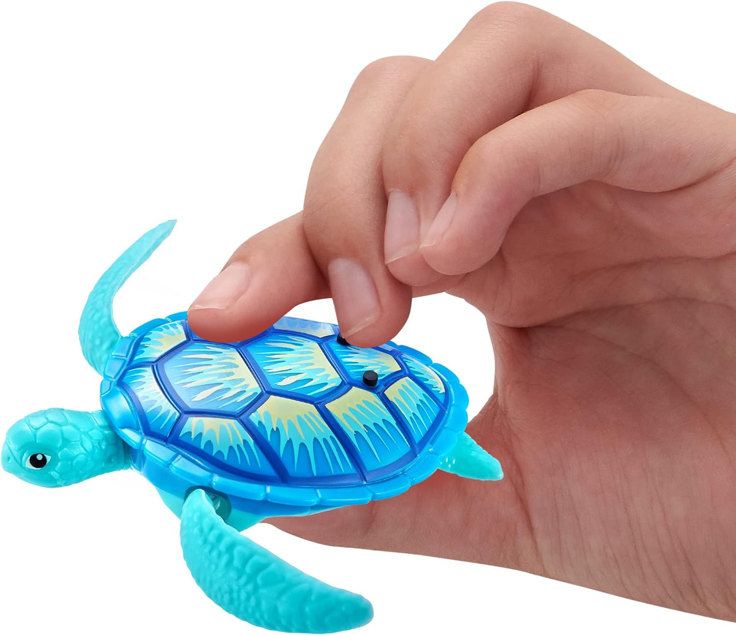 ZURU S001-Robo Alive Series 1 Turtle for Kids, Multicolor - Blue