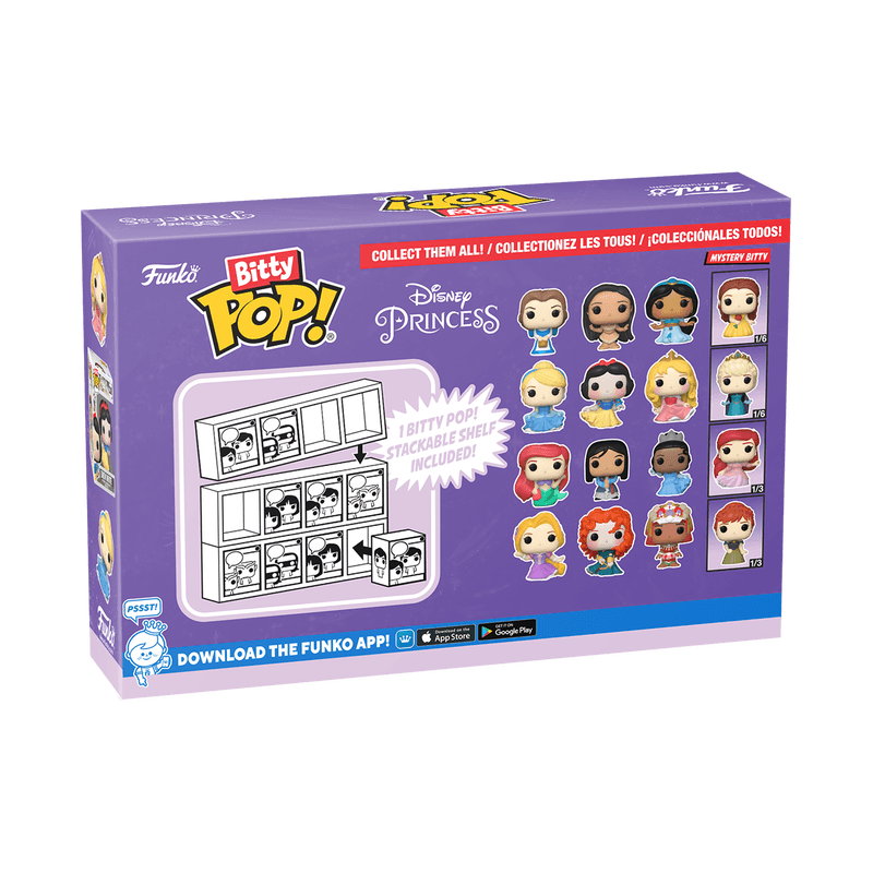 Funko Bitty Pop! Disney Princess 4-Pack Series 3 - BumbleToys - 18+, Boys, Funko, Funko Bitty Pop, Pre-Order