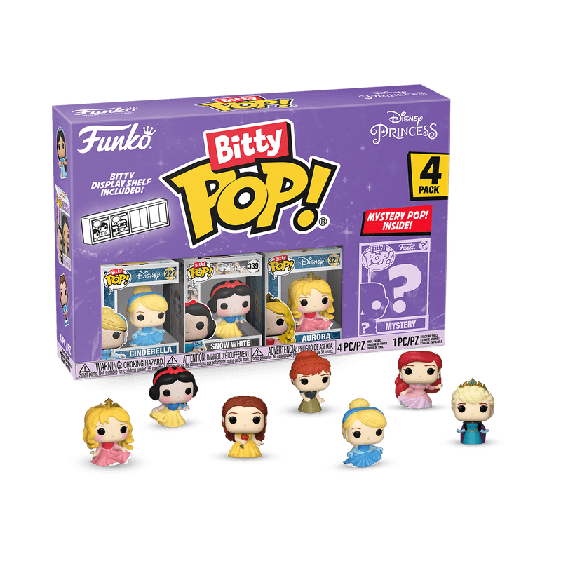 Funko Bitty Pop! Disney Princess 4-Pack Series 3 - BumbleToys - 18+, Boys, Funko, Funko Bitty Pop, Pre-Order