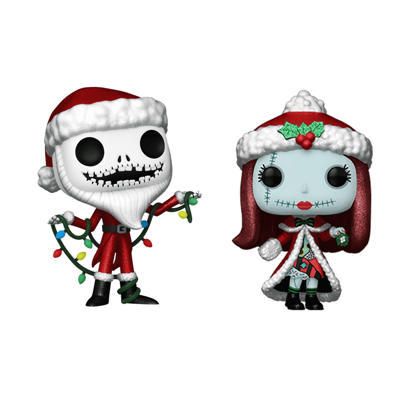 FUNKO POP! SANTA JACK & CHRISTMAS SALLY (DIAMOND) 2-PACK