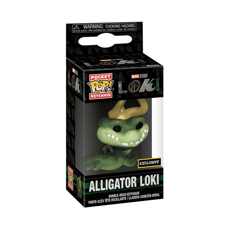 Funko Keychain Marvel Loki - Alligator Loki