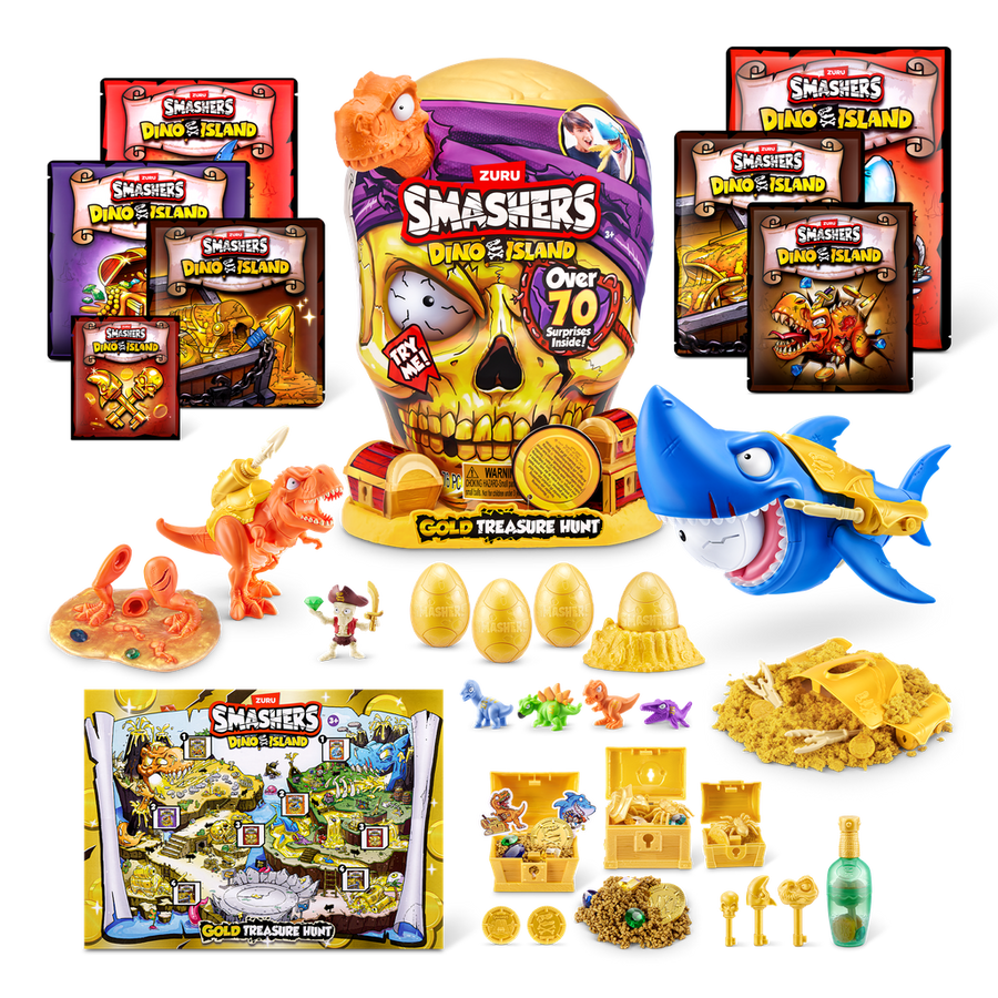 ZURU Smashers Dino Island Gold Treasure Hunt