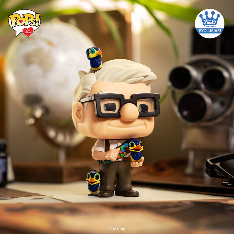 Funko Pop! Disney: Up Pop with Purpose Carl with Kevins Special Edition