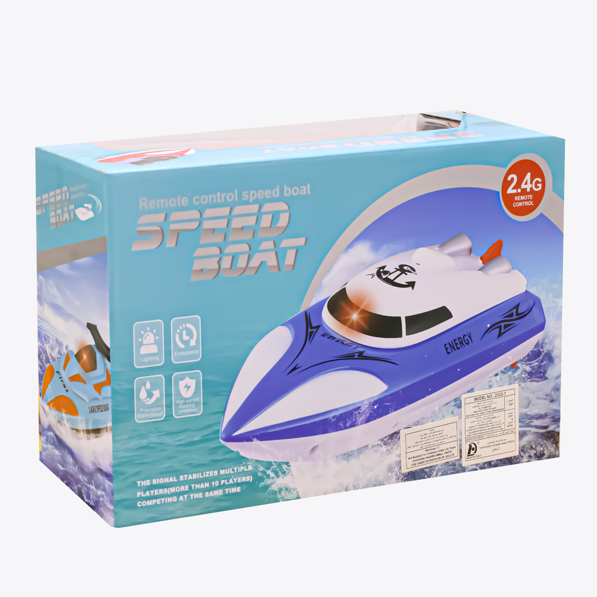 Speed Boat Remote Control Speed Boat 2.4 Ghz RC Boat for Pools and Lakes