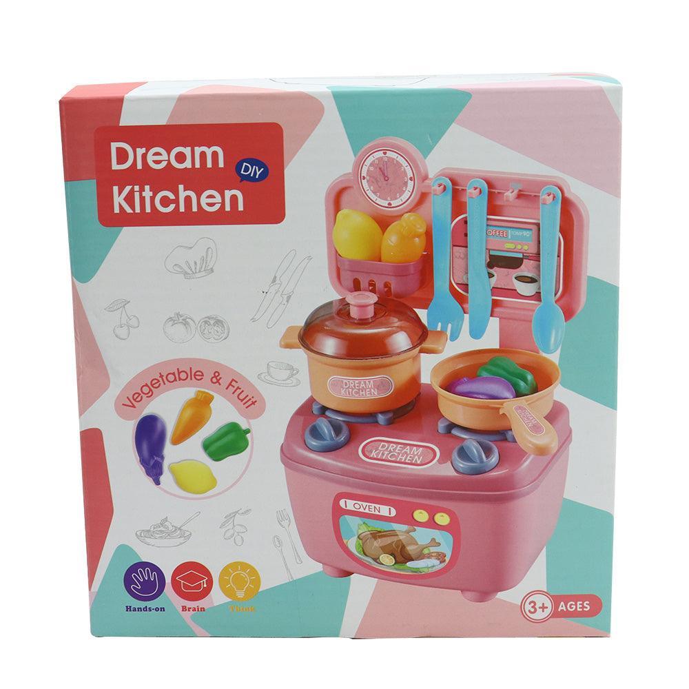 Dream Kitchen Set 10PCS - BumbleToys - Age: 3 +, Clearance, Girls, Kitchen, Kitchen & Play Sets, Kitchen Toys, Toy Land