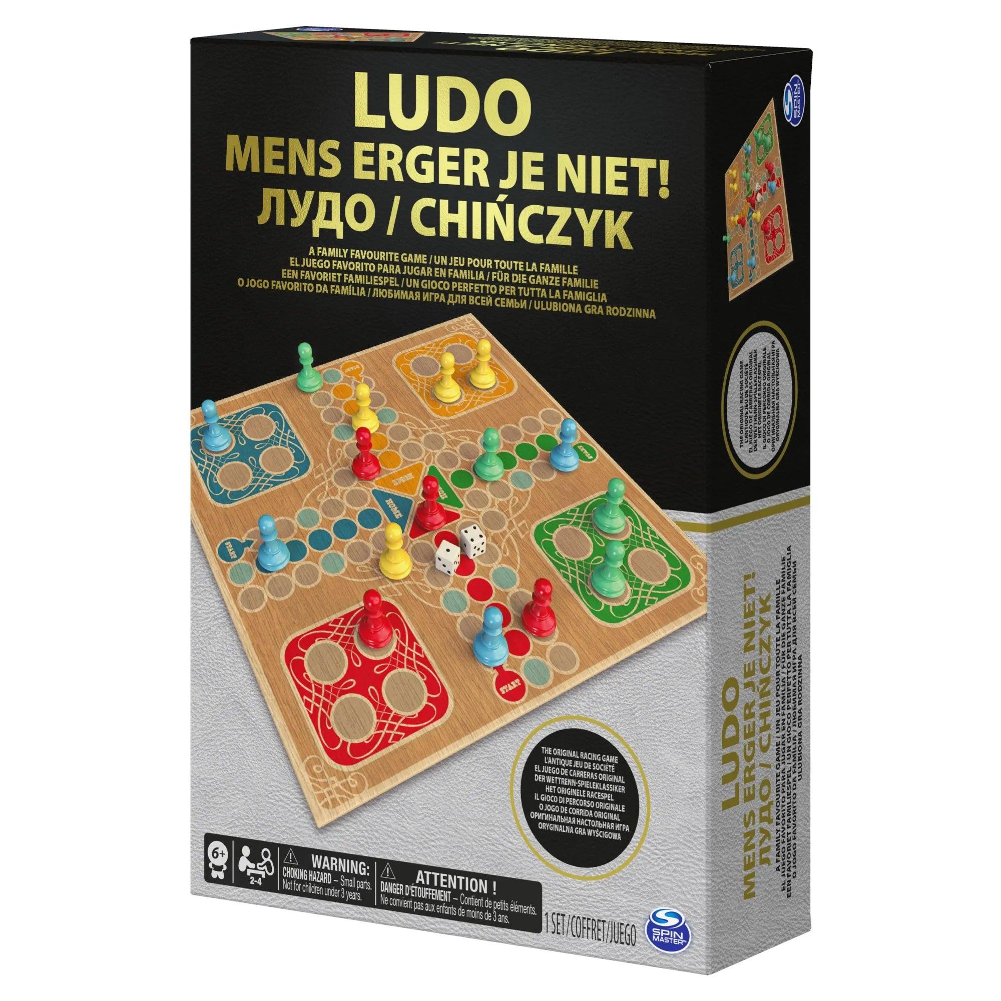Spin Master Games Ludo Black Gold FOIL Game