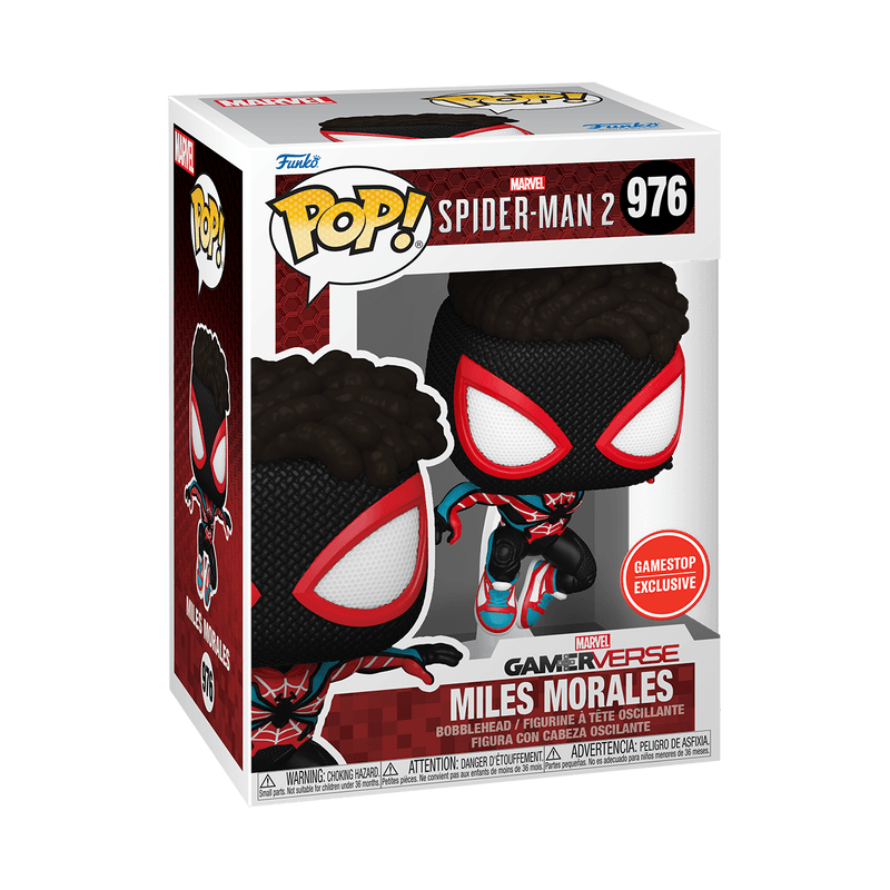 Funko Pop! Marvel Spiderman Miles Morales in Evolved Suit