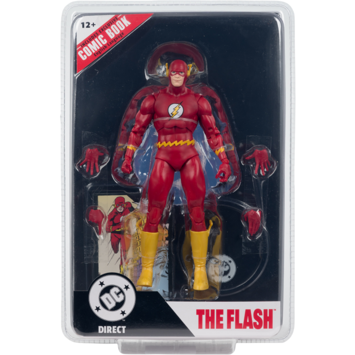 Mcfarlane Super Heroes: DC - The Flash - Barry Allen (DC Multiverse Comic Books - The Flash #123) (7 Inch)