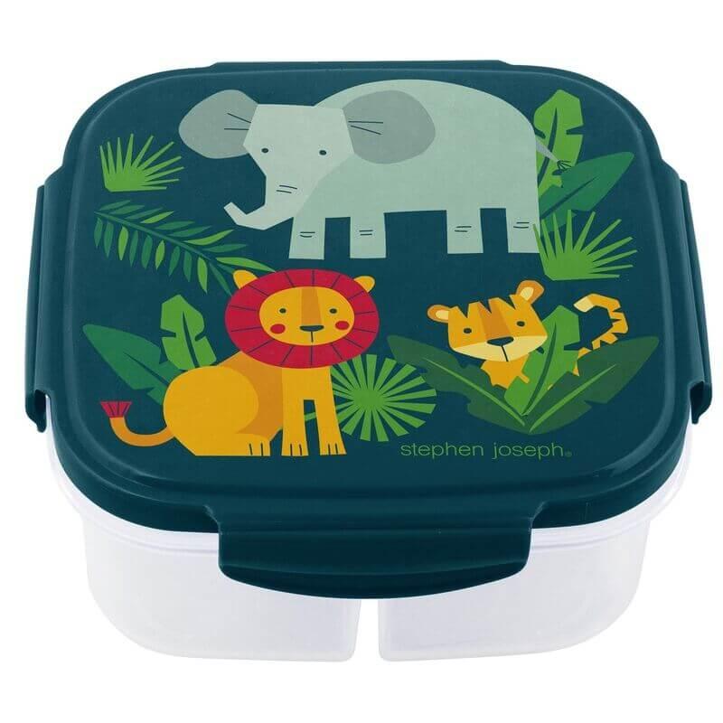 Stephen Joseph Snack Box with Built-In Ice Pack – Zoo