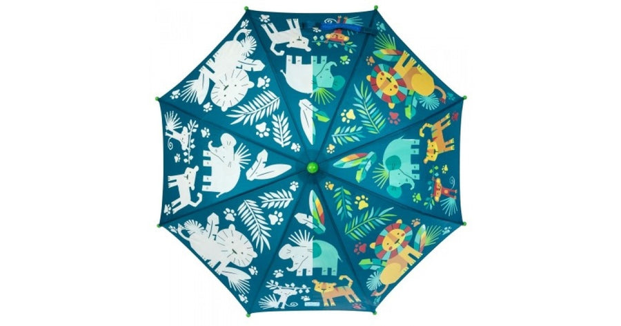 Stephen Joseph Colour Changing Kids Umbrella – Zoo