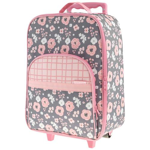 Stephen Joseph Kids Rolling Luggage – Charcoal Flower