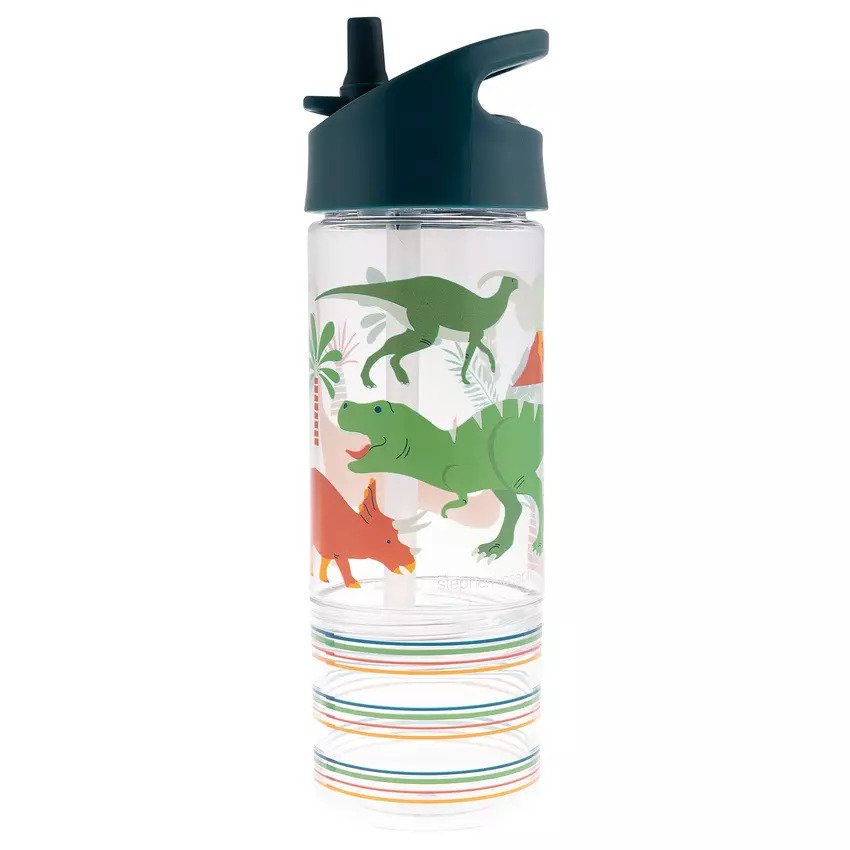 Stephen Joseph Sip & Snack Bottle with Snack Cup – Dino