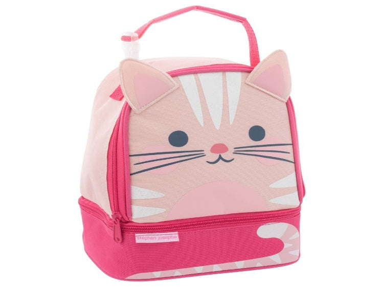 Stephen Joseph Lunch Pals Insulated Lunch Bag – Pink Cat