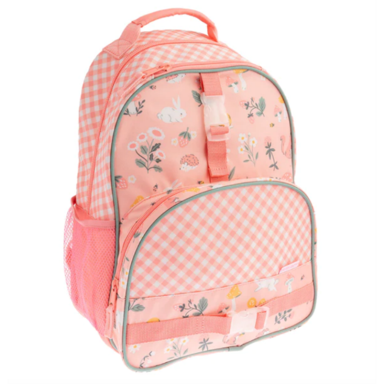 Stephen Joseph All Over Print School Backpack – Strawberry Fields, 40cm