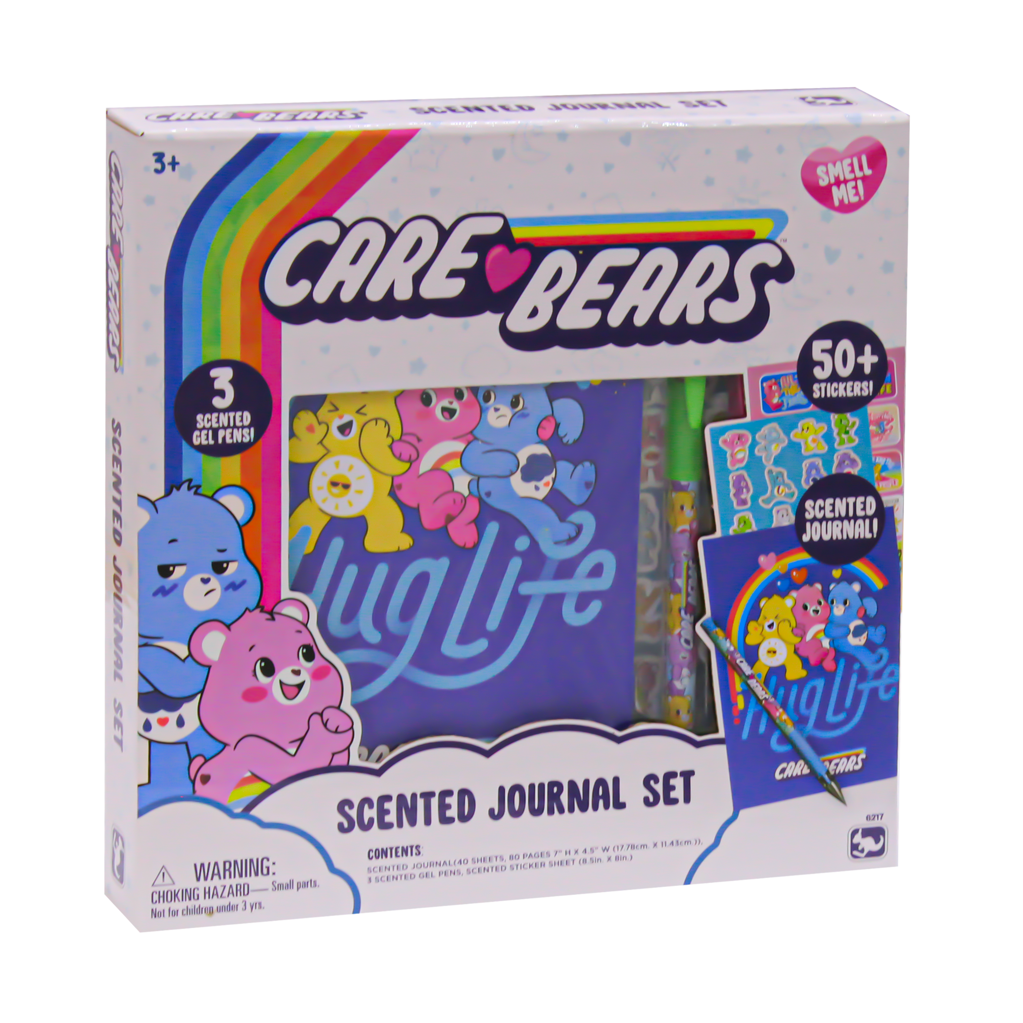 Scenticorns Scented Journal Set Care Bears For Travel and Creative Play for Kids Playtime