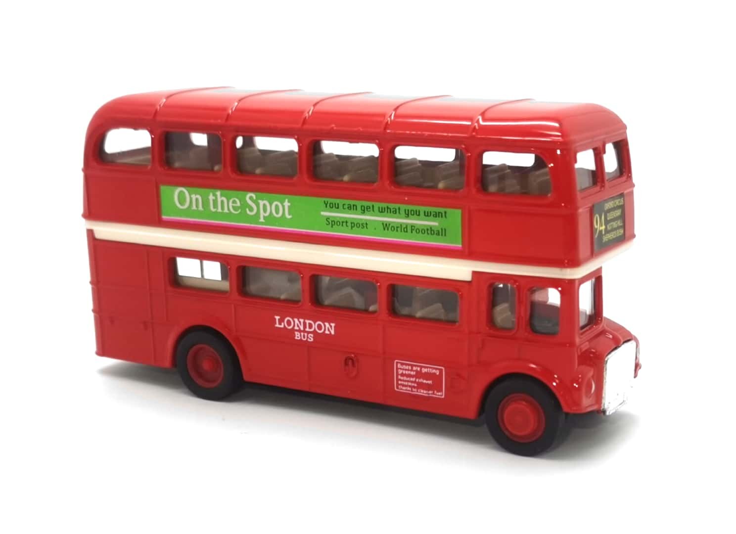 Welly 1:43 metal diecast double decker london bus