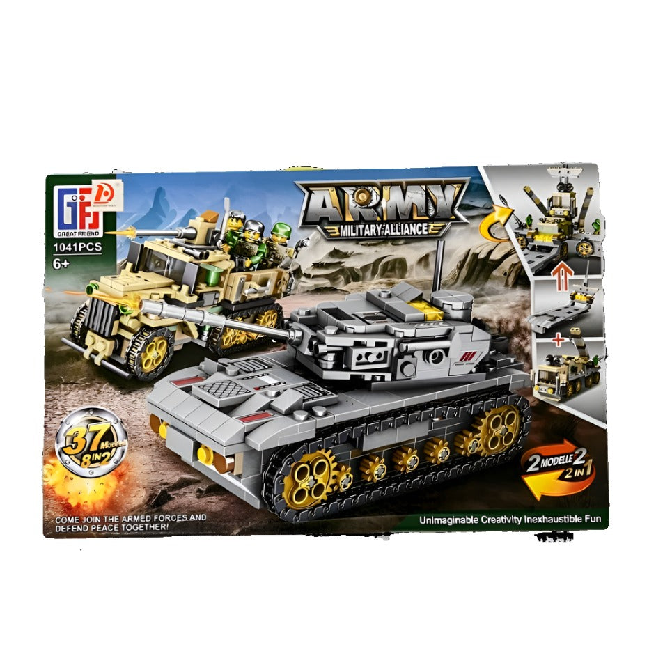 Great Friends Army Military Alliance 8 In 1 1041 PCS