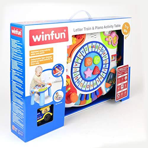 قطار WinFun رسالة وطاولة نشاط البيانو