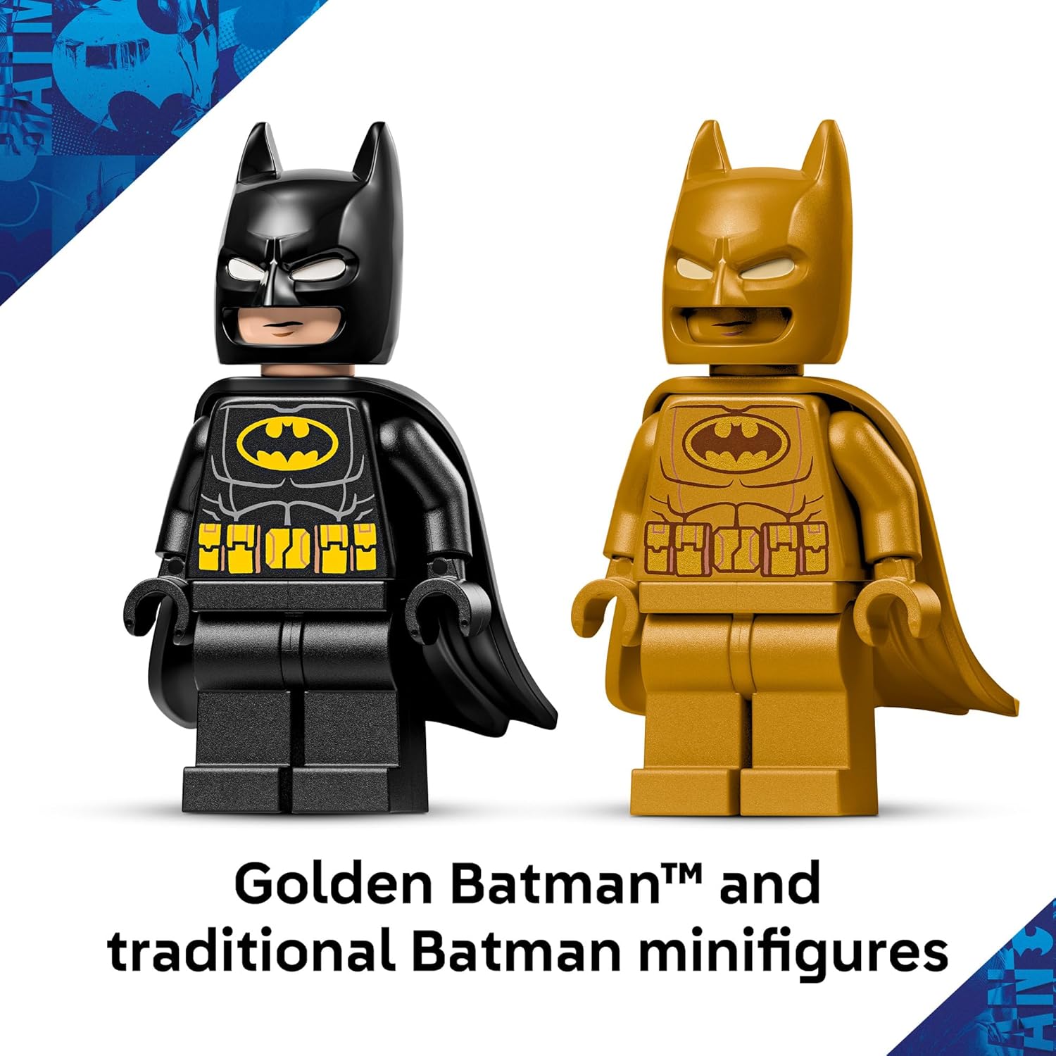LEGO DC Batman: لعبة بناء شعار باتمان - ديكور غرفة نوم الأبطال الخارقين للأطفال، الأولاد والبنات، 12 سنة فما فوق - مع مجسمات باتمان الكلاسيكية والذهبية المصغرة - فكرة هدية لأعياد الميلاد والمعجبين - 76330