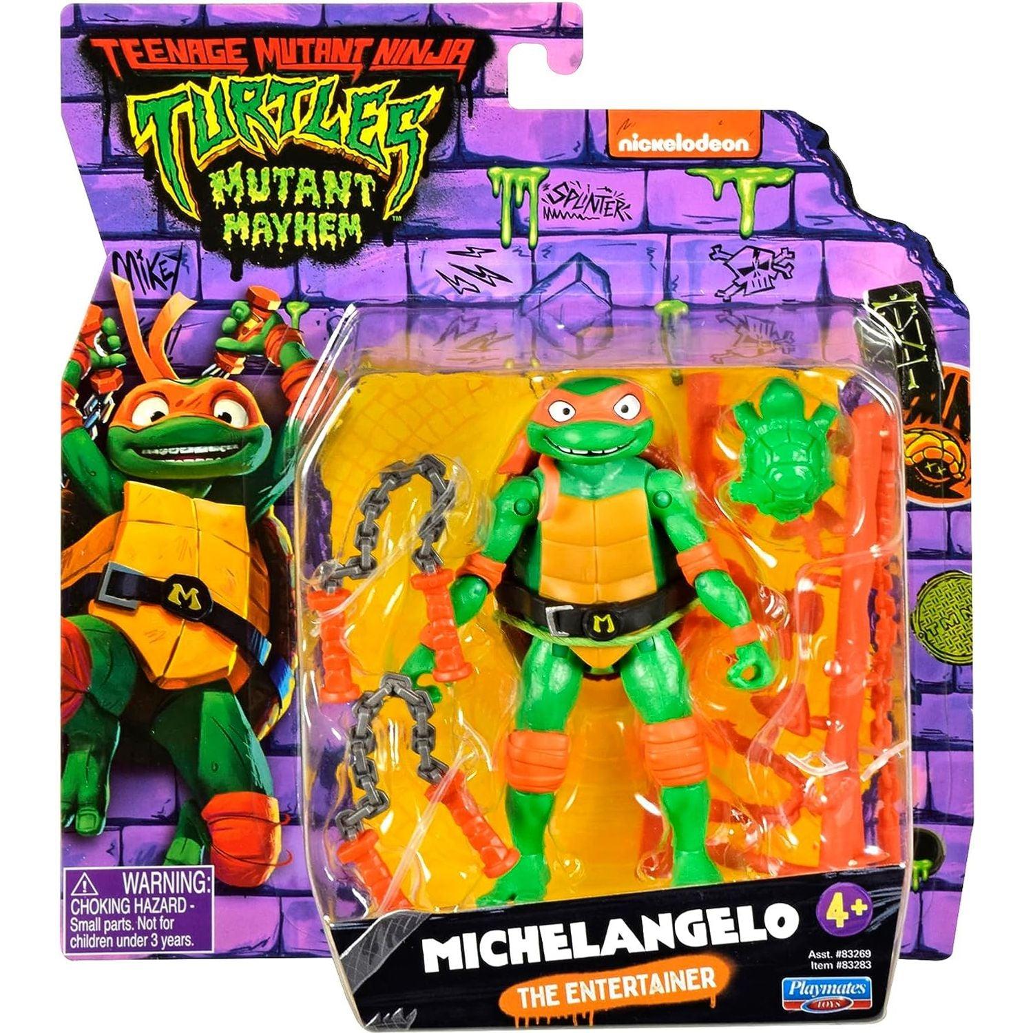 Teenage Mutant Ninja Turtles - Mutant Mayhem 4.25” Michelangelo Basic Action Figure