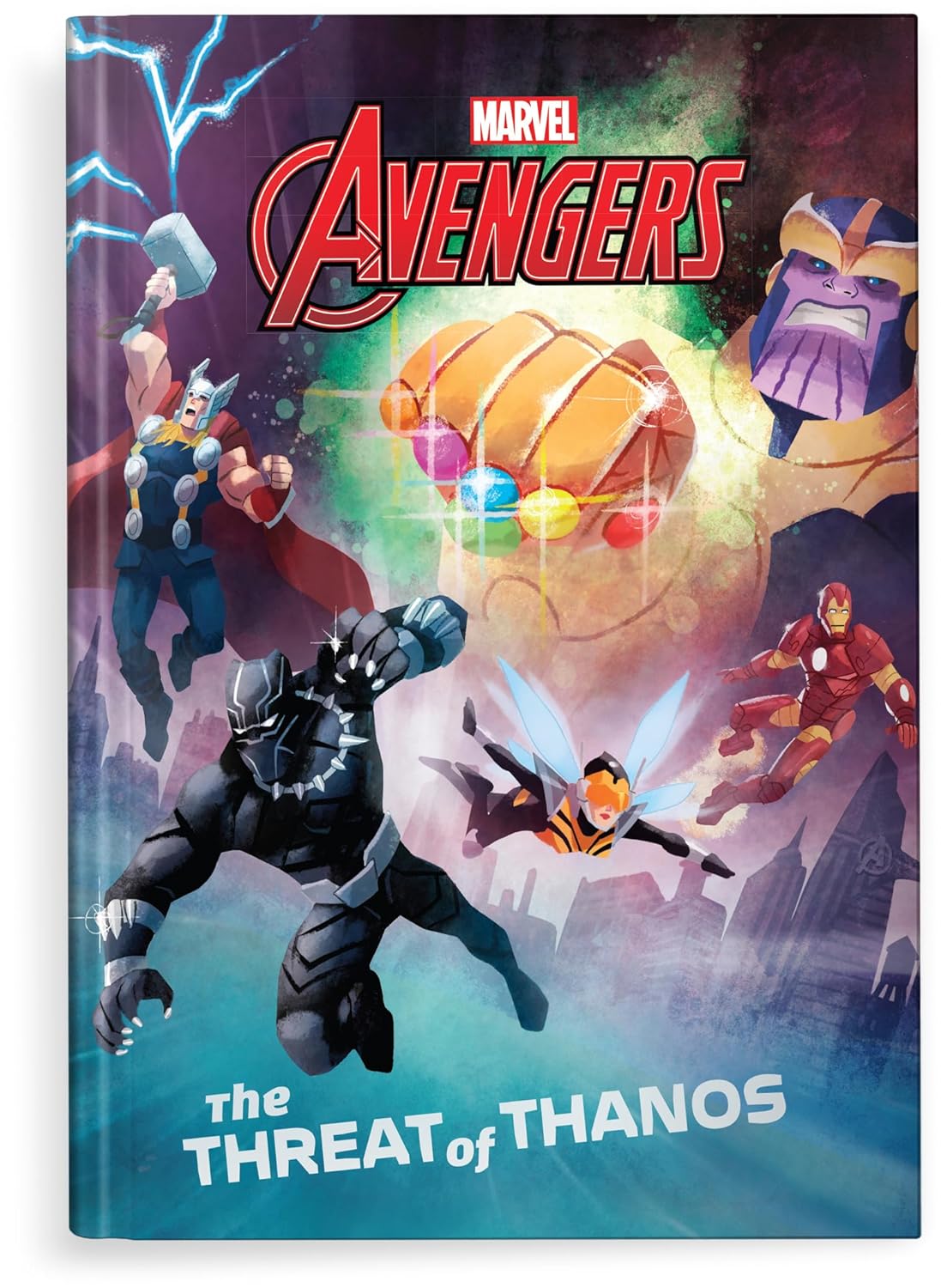 كتاب Marvel Avengers The Threat of Thanos Story Book غلاف مقوى