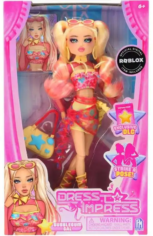 PhatMojo Dress to Impress - Bubblegum Gal Doll Includes Exclusive DLC FD4104