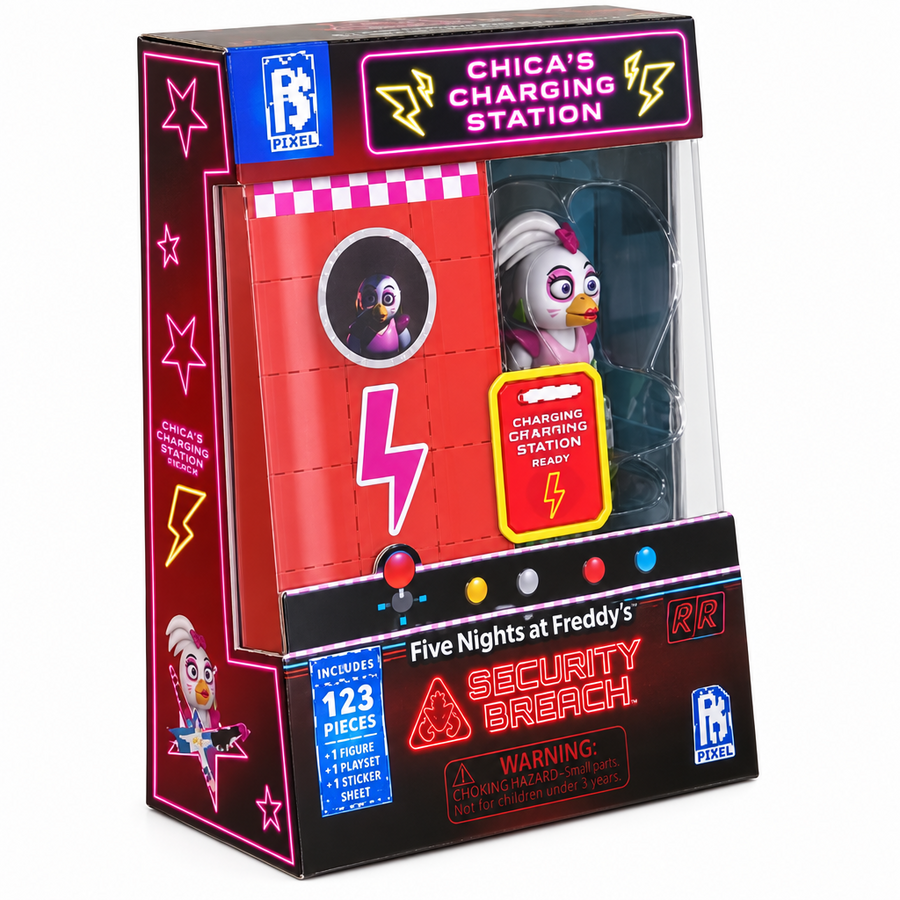 Phatmojo - Charging Station Games: Five Nights At Freddys - Chica Buildable Set (CS1300)