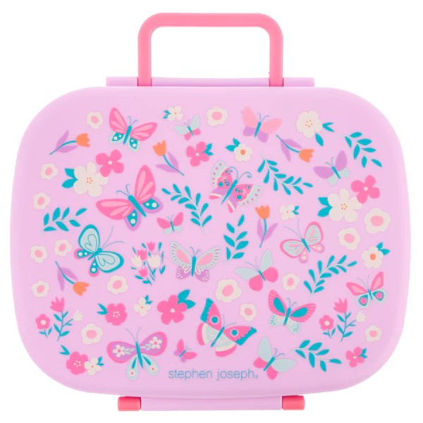 Stephen Joseph Bento Box with Removable Tray – Butterfly, 700ml
